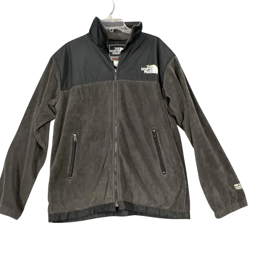 North Face Jacket Mens 2XL Gray Summit Series Gore Windstopper Fleece Full Zip